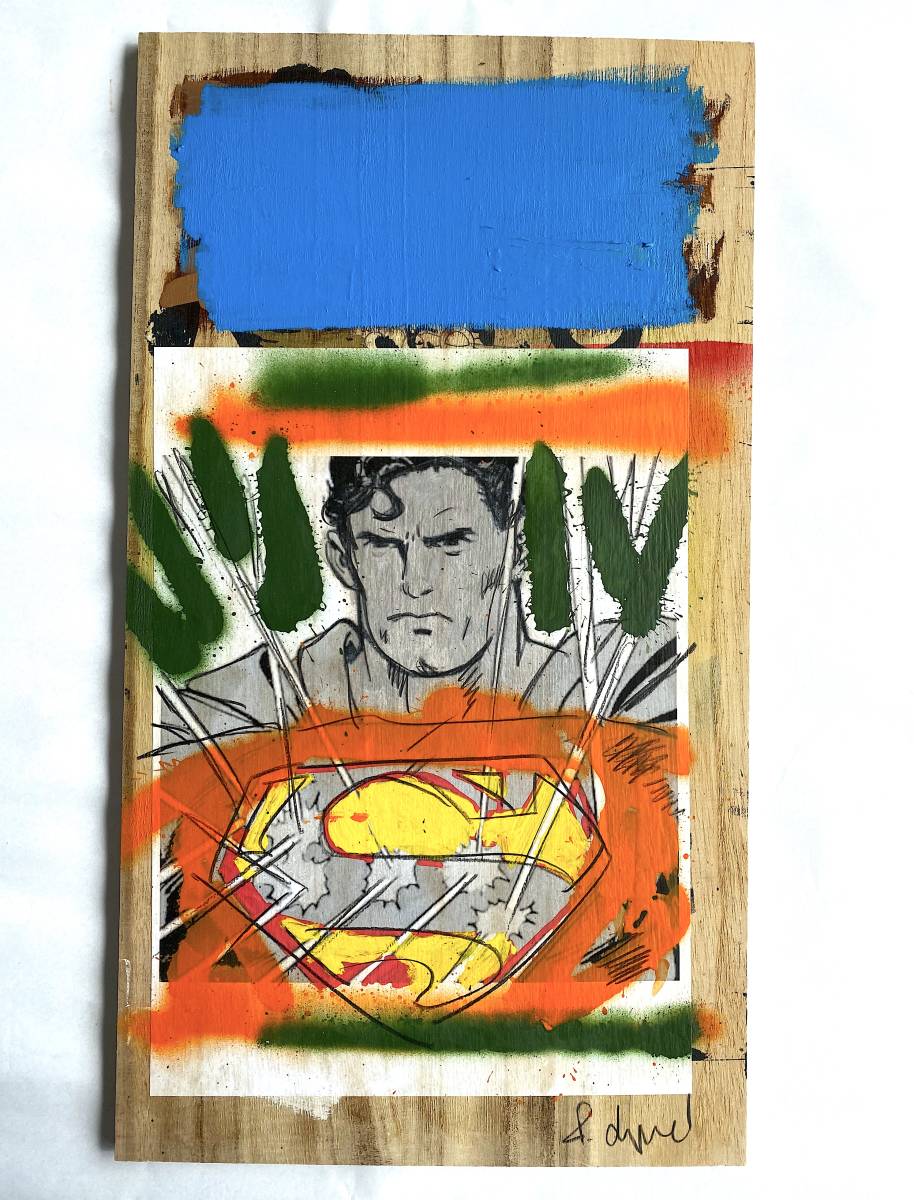 Yahoo!オークション superman スーパーマン オリジナル原画 artist