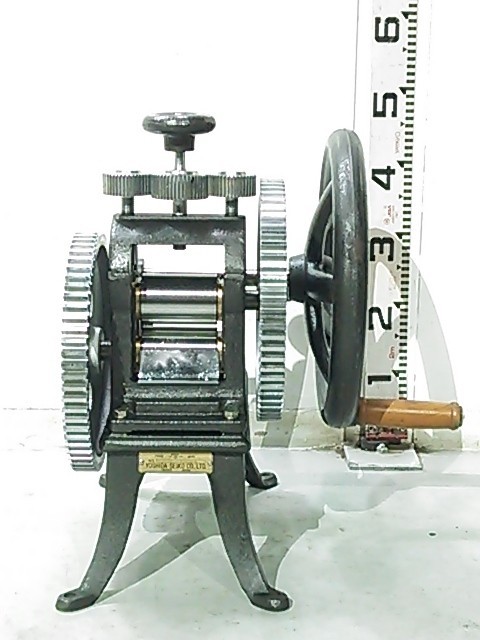 1円スタート YOSHIDA ヨシダ 彫金ローラー ローラー幅80ｍｍ 金属圧延 