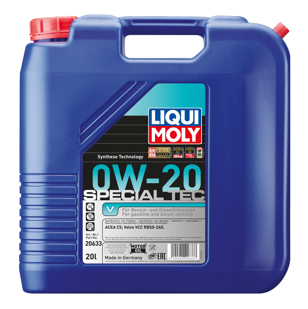 LIQUIMOLY ボルボ VOLVO XC90 T5 AWD Rデザイン エアサスペンション LB420XCA用 エンジンオイル20Lボトル リキモリ高性能OIL_画像1