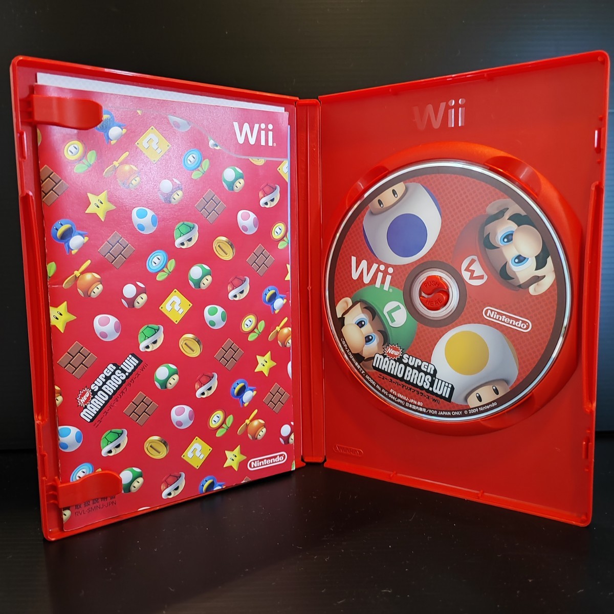 【Wii】WiiSports + NEWスーパーマリオブラザーズWiiのセット Wii Sports Nintendo 任天堂