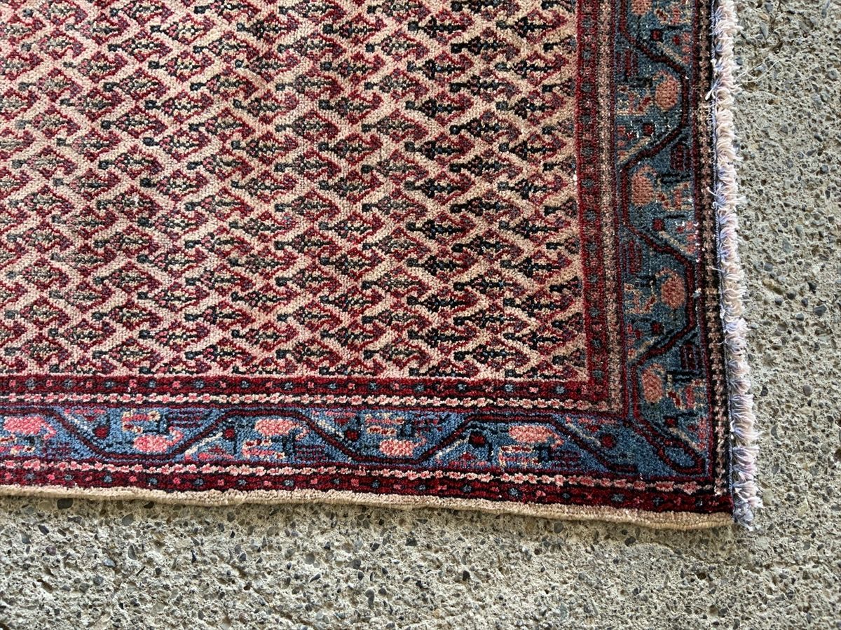 147×106cm ペルシャ絨毯 絨毯 ラグ アンティーク家具 マジック 
