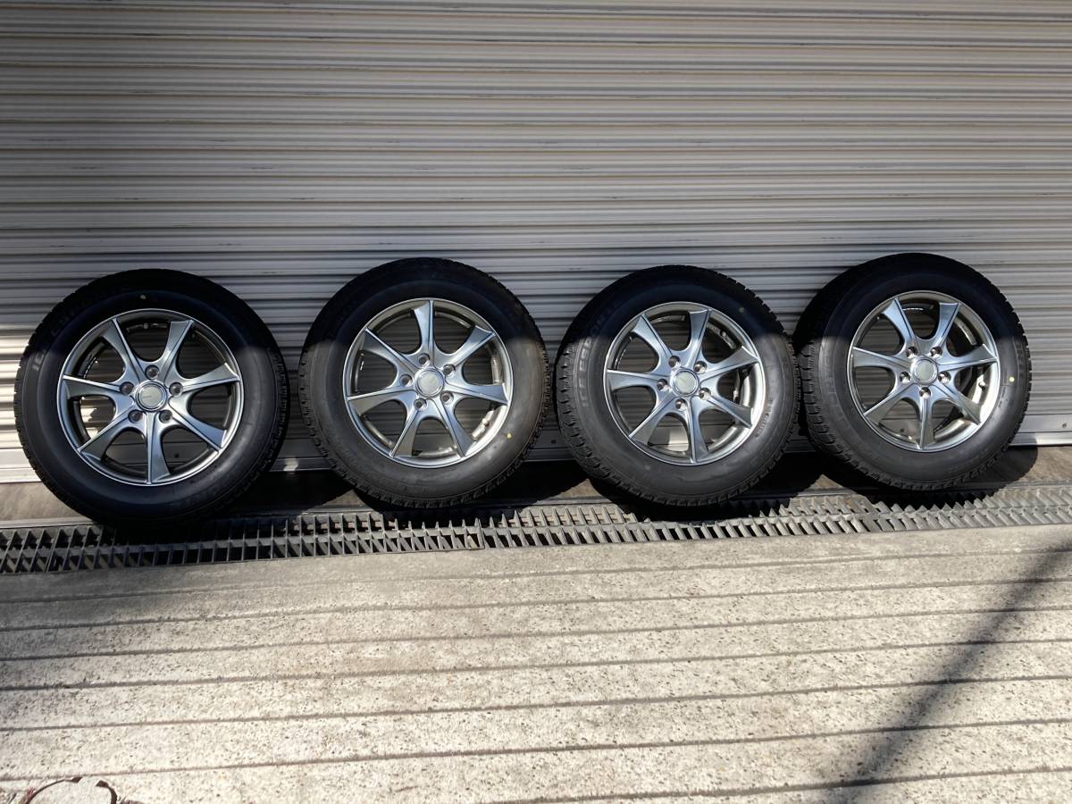 185-65R15 ICE ESPORTE スタッドレス&ホイールセット バリ山 2019年製