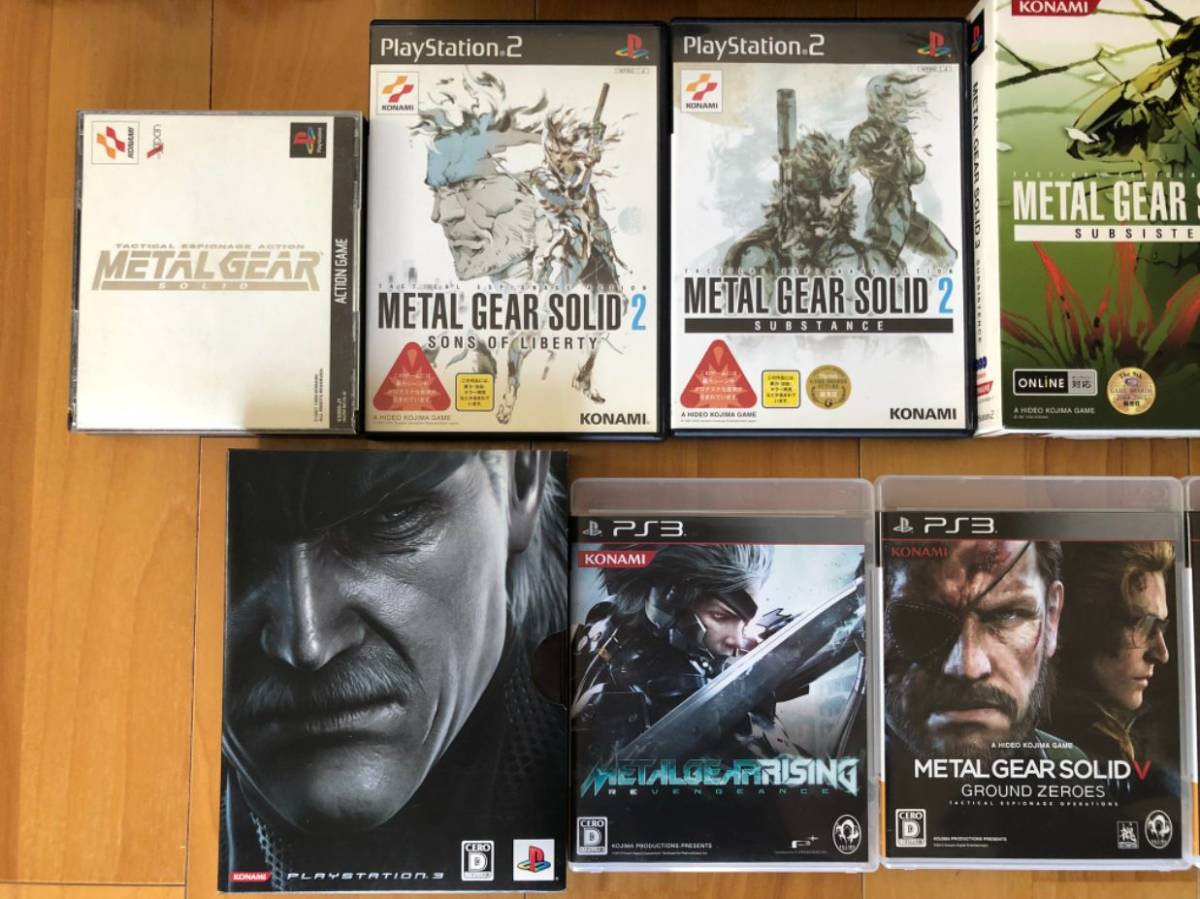 動作品 この1台でPS1 2 3ソフト(メタルギアソリッド1~5)遊べる 動作品 この1台でPS1 2 3ソフト(メタルギアソリッド1~5)遊べる