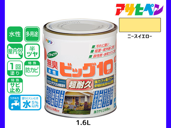 通販正規店】 アサヒペン 油性スーパーコート 10L 空色 WHATNOT - 通販