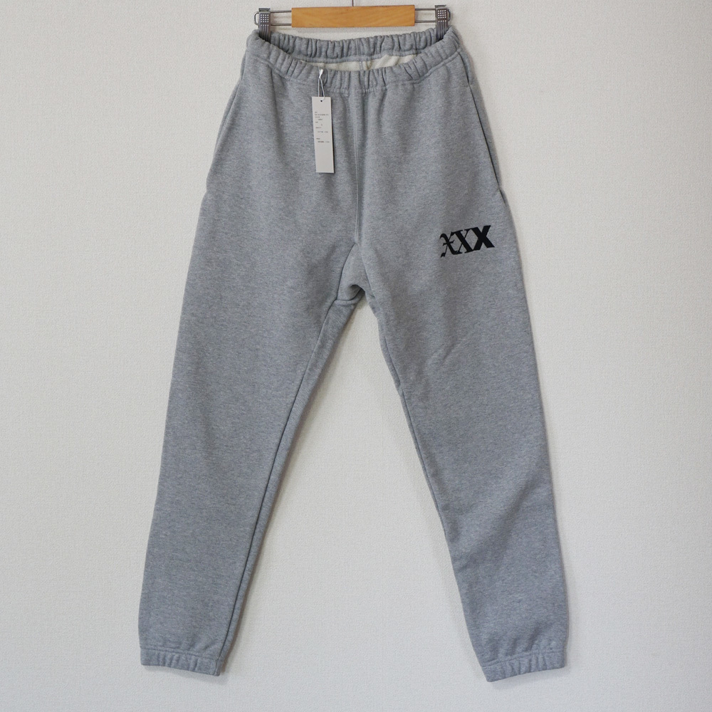 新品未使用 GOD SELECTION XXX SWEAT PANTS グレー Sサイズ ゴッド