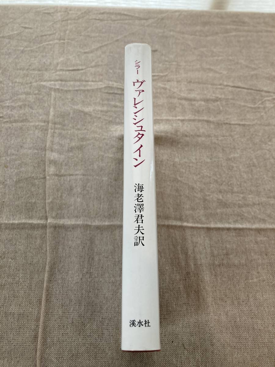 【希少】シラー　ヴァレンシュタイン　海老澤君男訳　溪水社　1994年_画像3