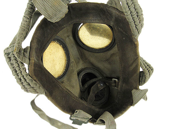 第二次大戦中実物 ドイツ陸軍 DAK用 ガスマスク＆フィルター(個人装備 ...