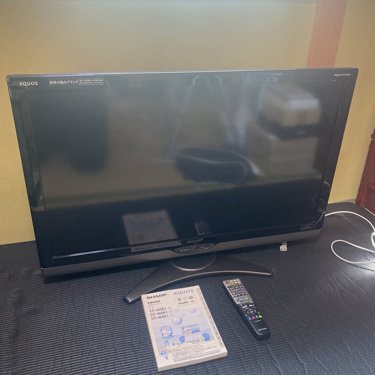 美品 稼動品 SHARP AQUOS lc-40se1 世界の亀山ブランド フル 美品 稼動品 SHARP AQUOS lc-40se1 世界の亀山ブランド フル