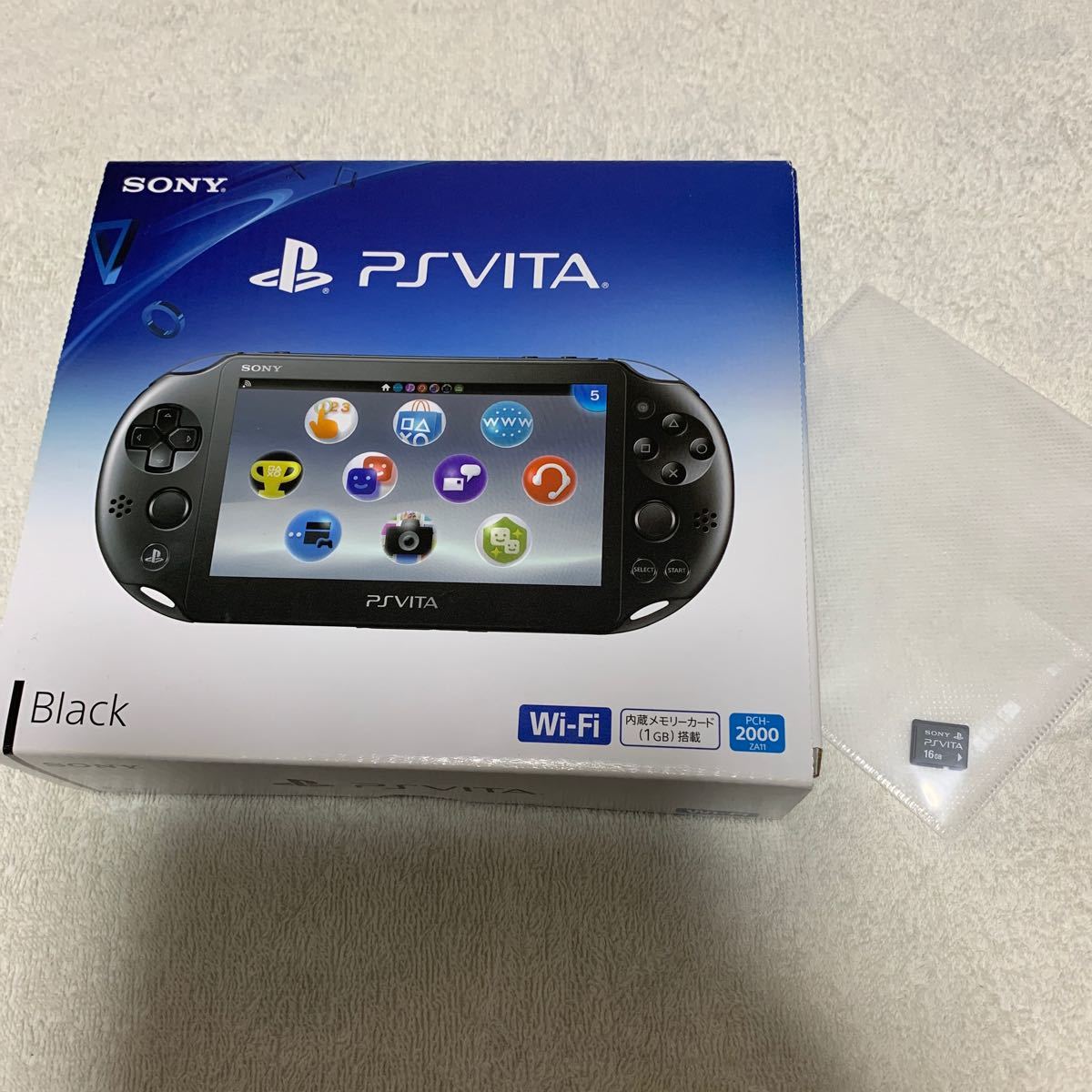 10658円 【即発送可能】 PlayStation Vita Wi-Fiモデル ブラック PCH-2000ZA11