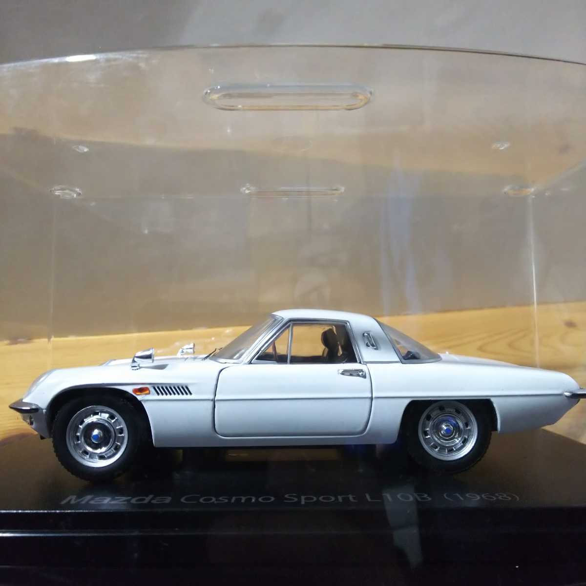 スケールカー【1/24 コスモスポーツ L10B 1968】MAZDA ミニカー ケース入り 国産名車_画像3