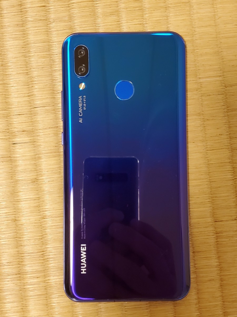 HUAWEI nova3 SIMフリー アイリスパープル