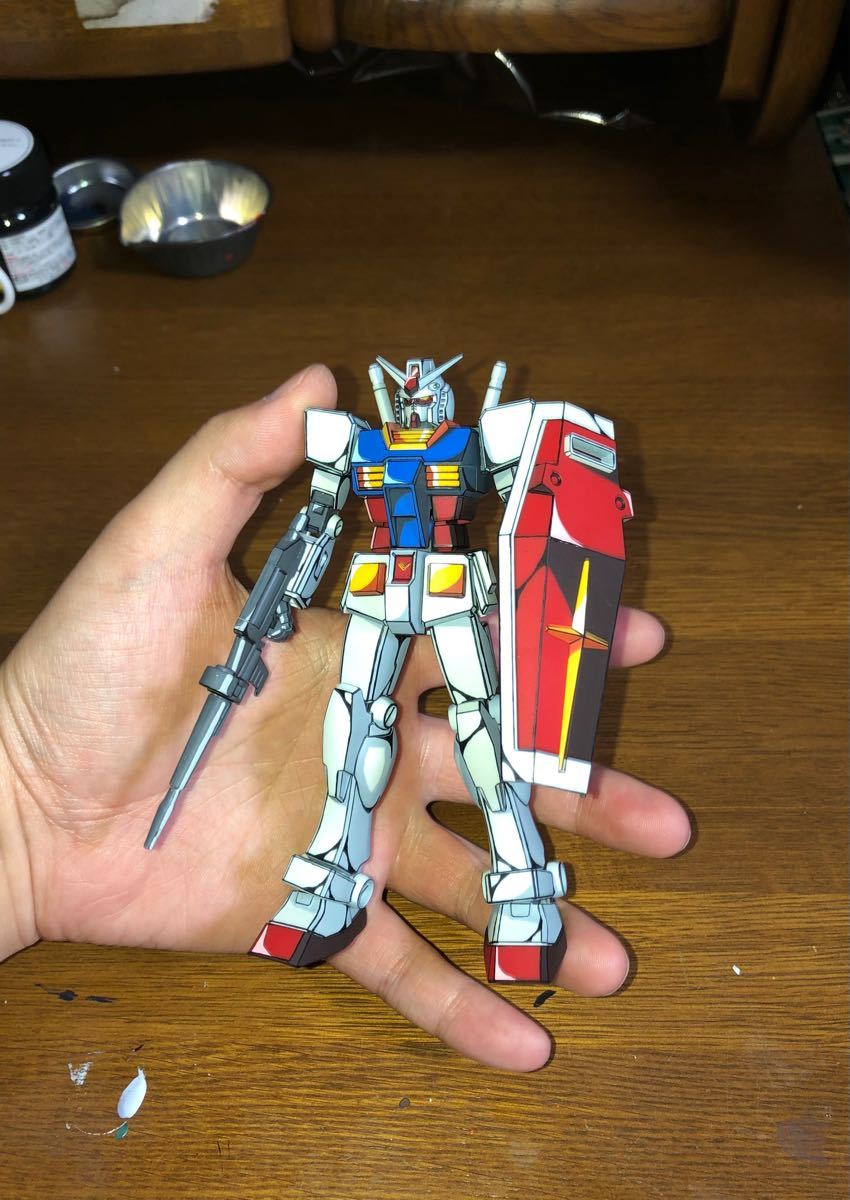 EG RX-78-2 ガンダム ガンプラ 塗装済み完成品 アニメ塗り 二次元塗装