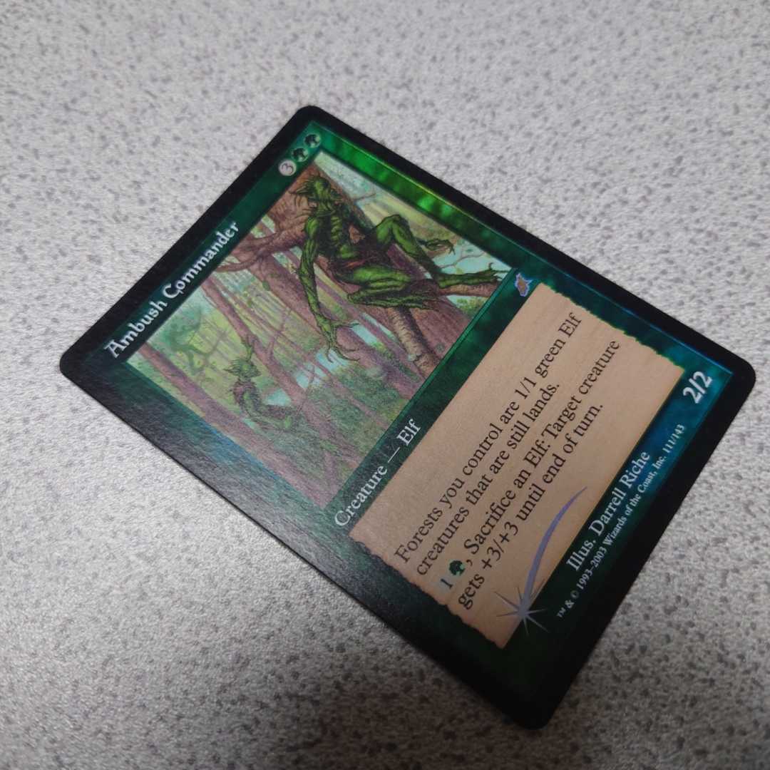 ヤフオク Mtg Scg 待ち伏せ司令官 英語foil 一枚 即決 ヤフオク Mtg Scg 待ち伏せ司令官 英語foil 一枚 即決