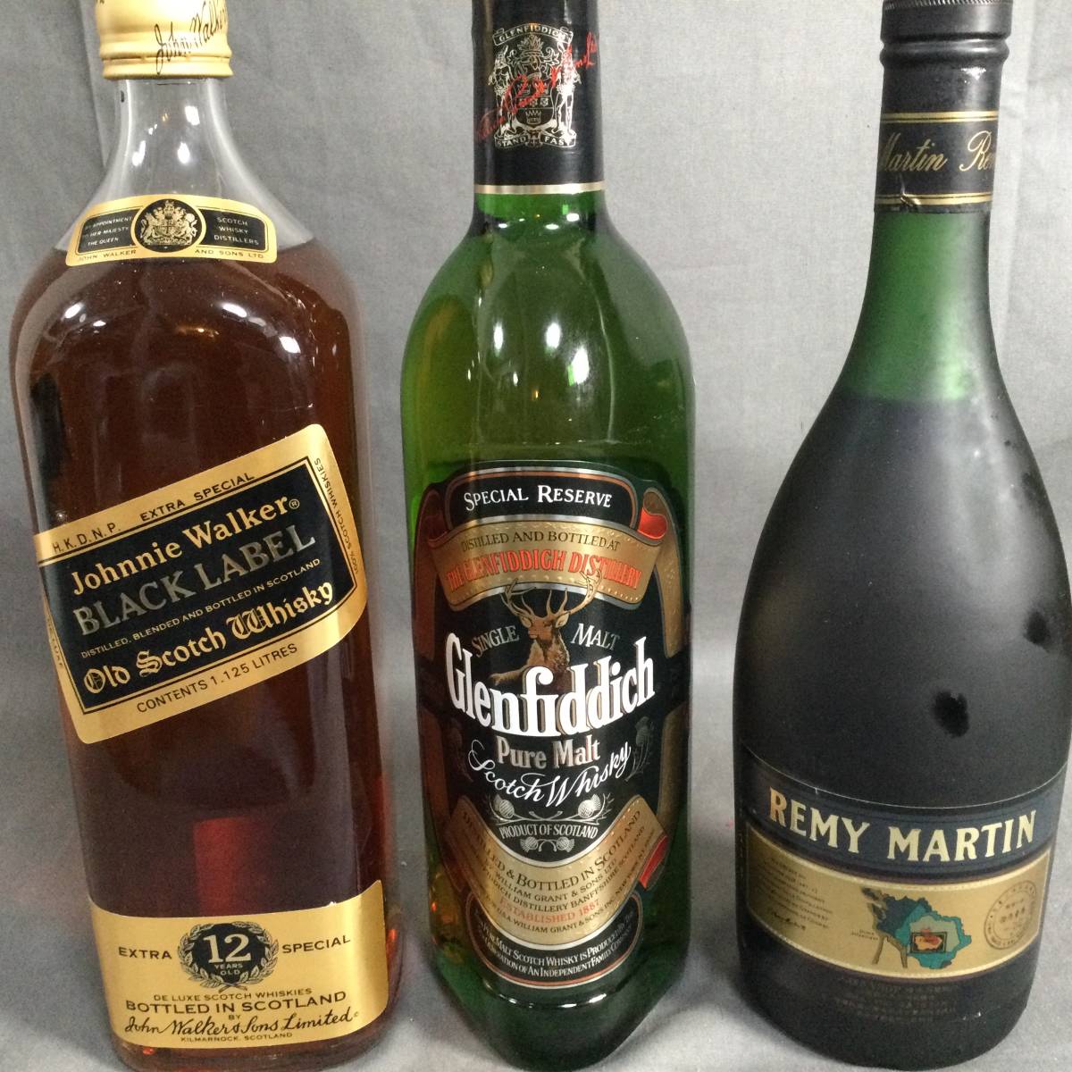 404/7 199417 古酒 6本 おまとめ Johnnie Walker/Glenfiddich/REMY