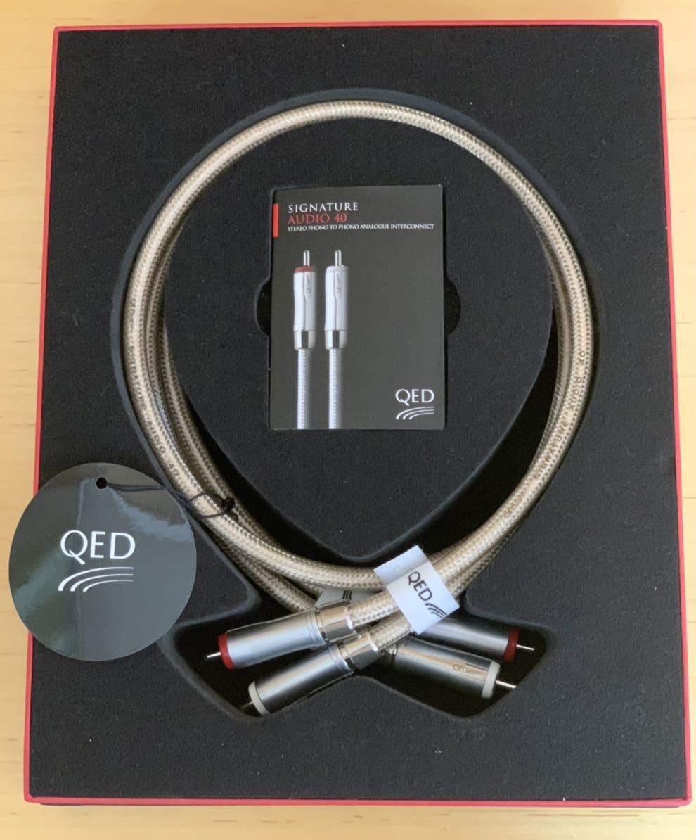 66%OFF!】 QED キューイーディー Signature Audio 40 RCAケーブル 0.6m