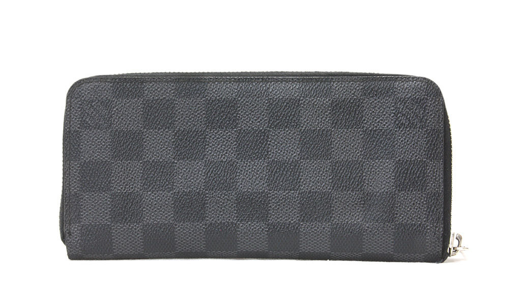 LOUIS VUITTON/ルイヴィトン ジッピーウォレット ヴェルティカル 旧型 N63095 ダミエ グラフィット ブラック 長財布 ラウンドファスナー_画像2