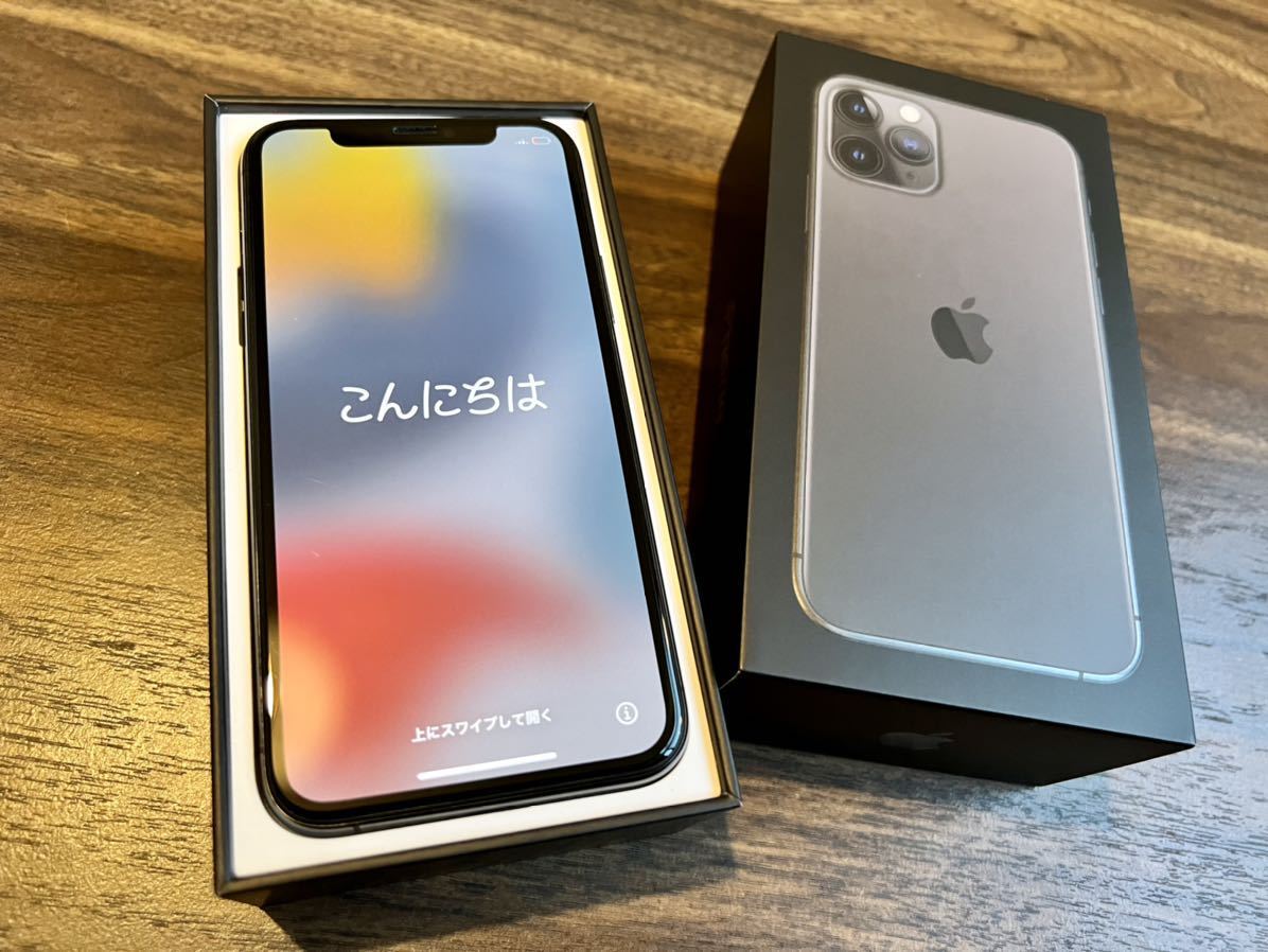 極美品】Apple iPhone 11 Pro スペースグレイ 256GB MWC72J/A SIM