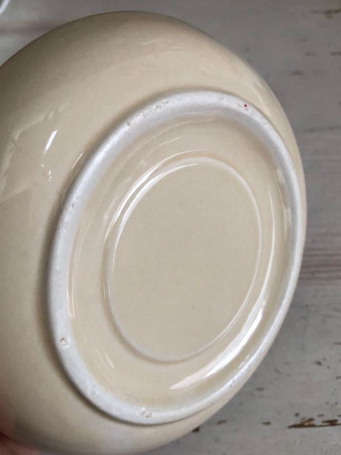 レトロ　いちご柄のソーサー プレート　小皿2枚　陶器　かわいいストロベリー　ソーサー_画像5