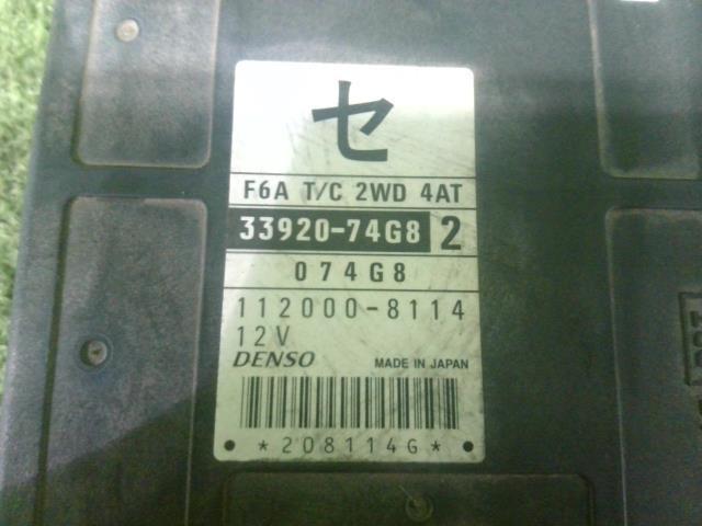 ＫＥＩ GF-HN11S エンジンコンピューター ECU F6AT Z2S 33920-74G83_画像3