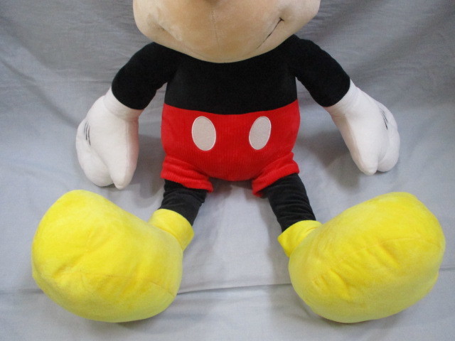 【値下げ】ミッキー マウス ぬいぐるみ Disney ディズニー baby ベビー 特大 全長93ｃｍの画像4