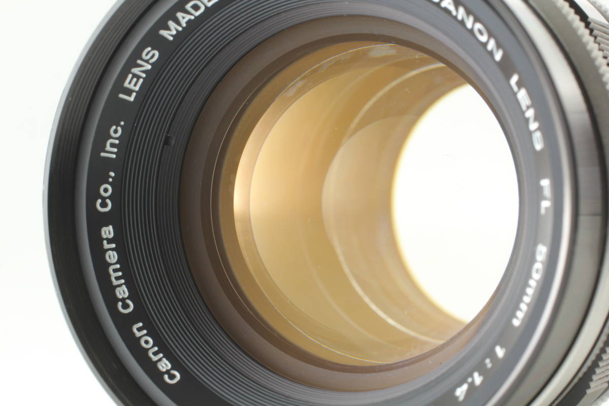 【良品】Canon FL 50mm f1.4 II MF Standard Lens キヤノン 382@UC