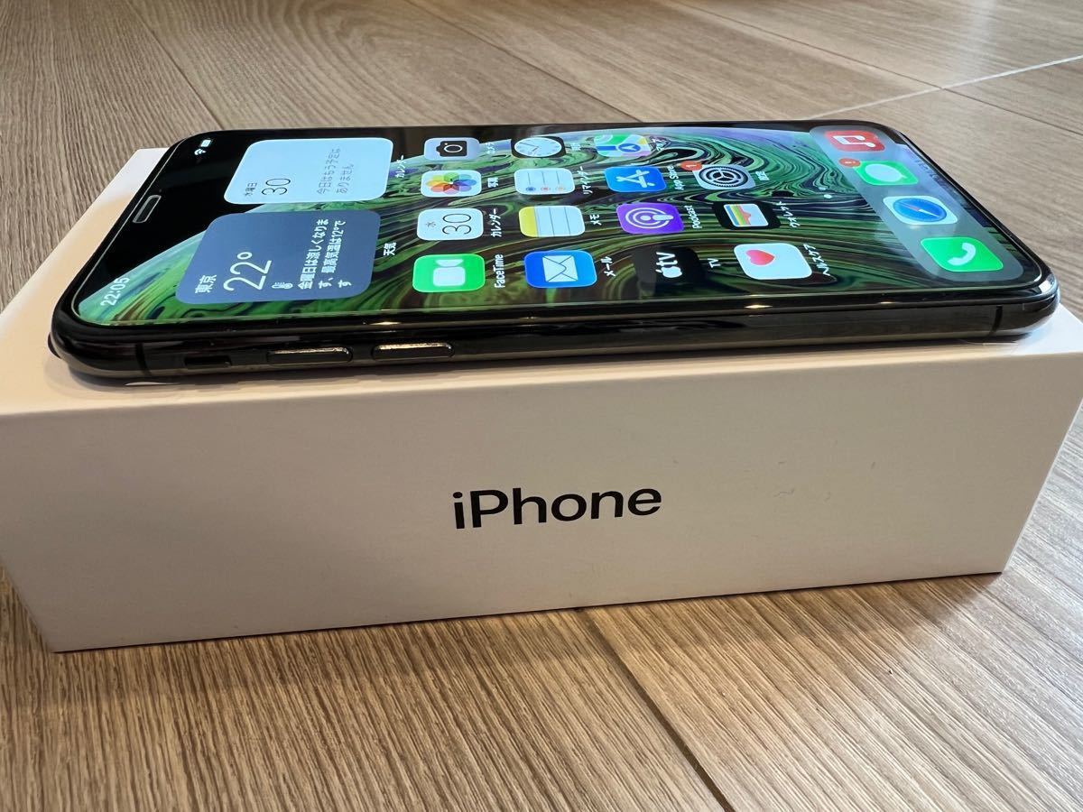 iPhone Xs 256GB スペースグレイ SIMフリー版 付属品全て Apple
