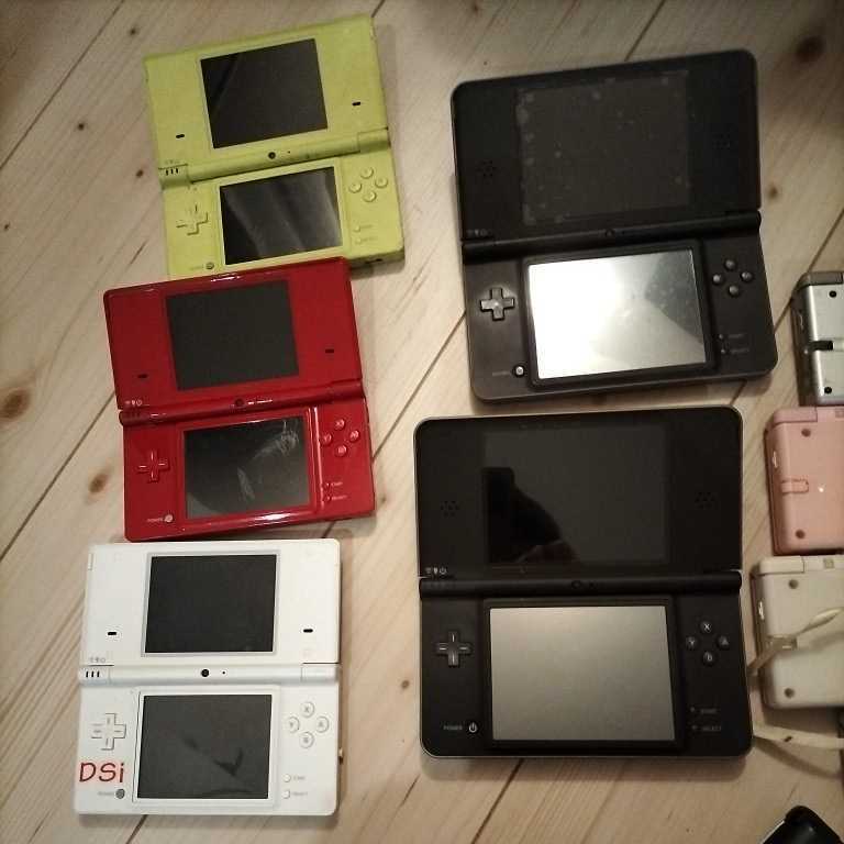 DSiLL DSi DS Lite ニンテンドーDS 合計19台まとめ売り。動作未確認ジャンク品_画像3