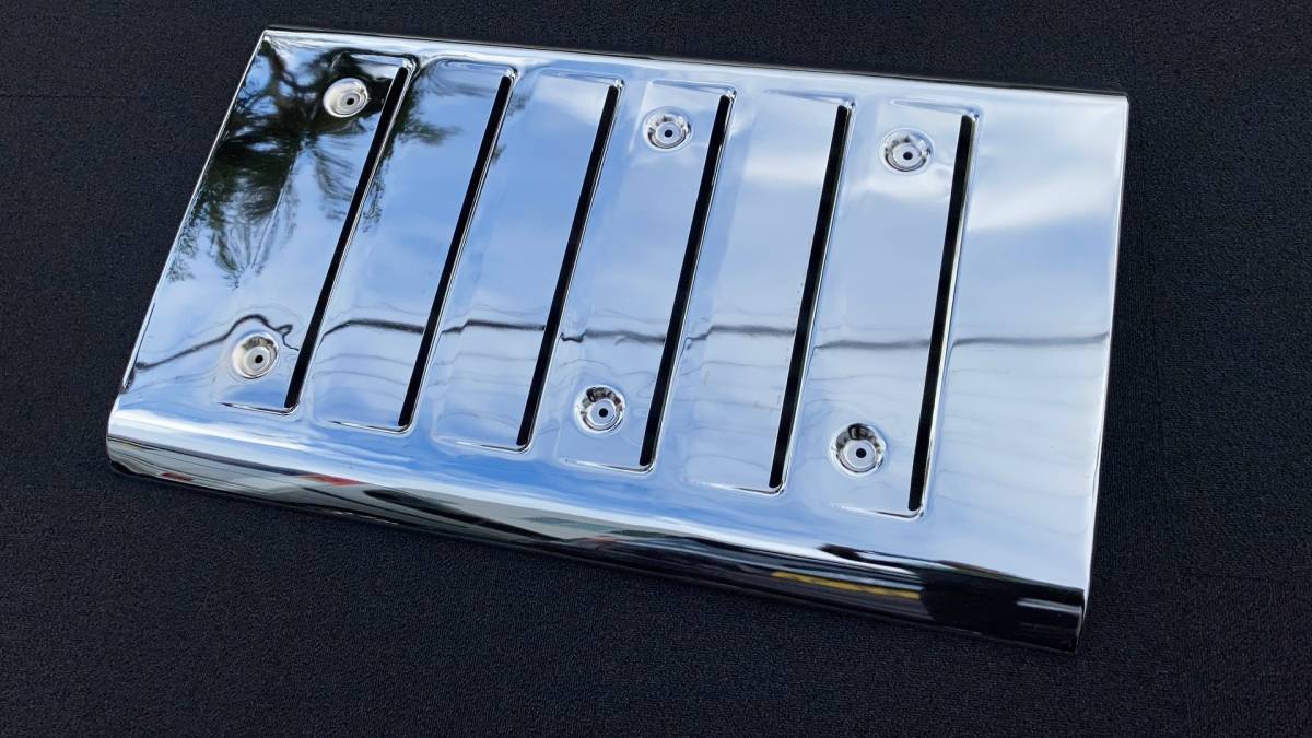 1円~☆ 17スーパーグレート メッキマフラーカバー スチール製 新品