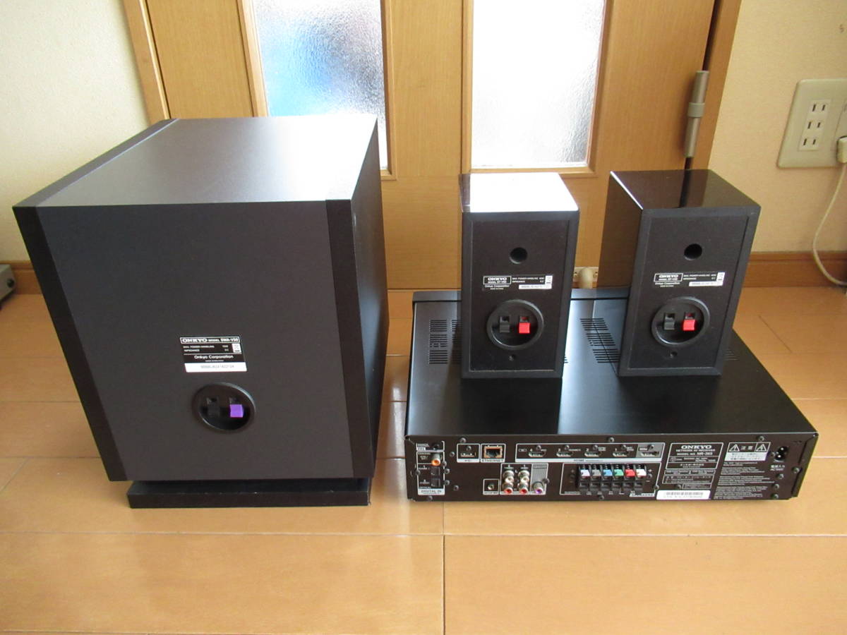 ONKYO BASE-V50(B) ホームシアターシステム 音響機器 スピーカー 