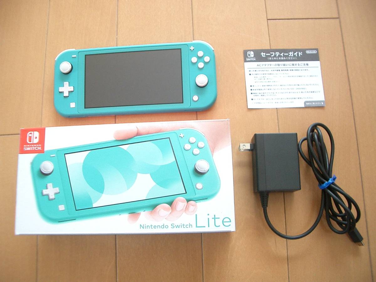 ★美品★　NINTENDO　SWICH　LITE　完品　新品保護フィルム付き　NS2410_画像4