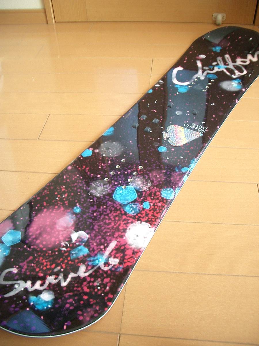 柔らかい ☆美品☆ swivel スノーボード ボード 板 111cm デッキパッド