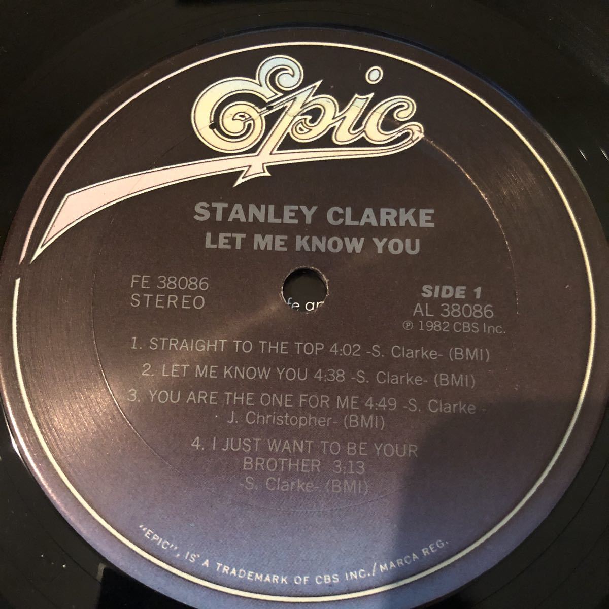 【LP 12inch】Stanley Clarke / Let Me Know You Carlos Santana Darlene Love David Lasley Ndugu Todd Cochran Charles Veal Ernie Watts_画像4