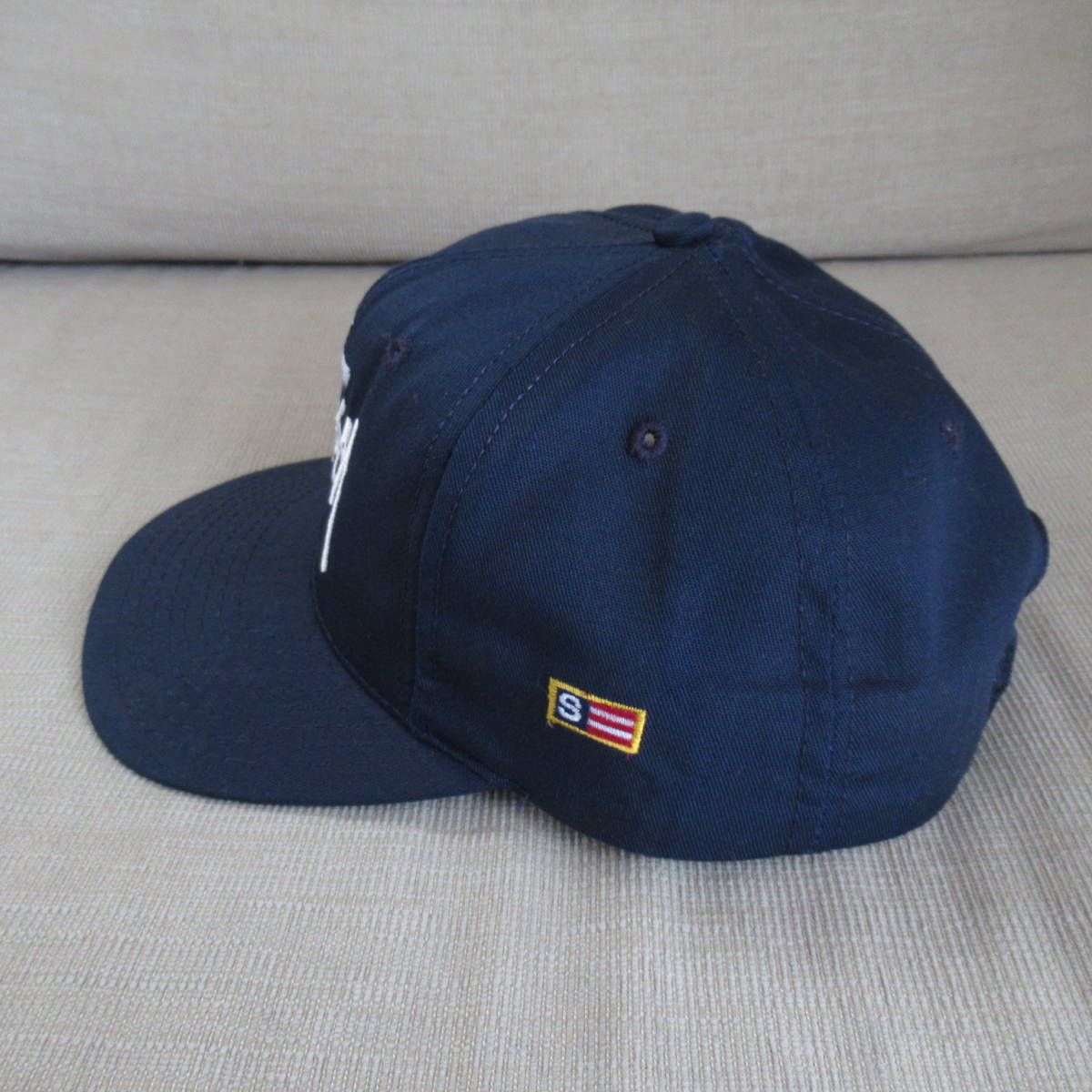 * быстрое решение включая доставку * состояние * USA производства 90s OLD STUSSY CAP oldstussy Old Stussy колпак hat шляпа шляпа navy темно-синий зажим задний 