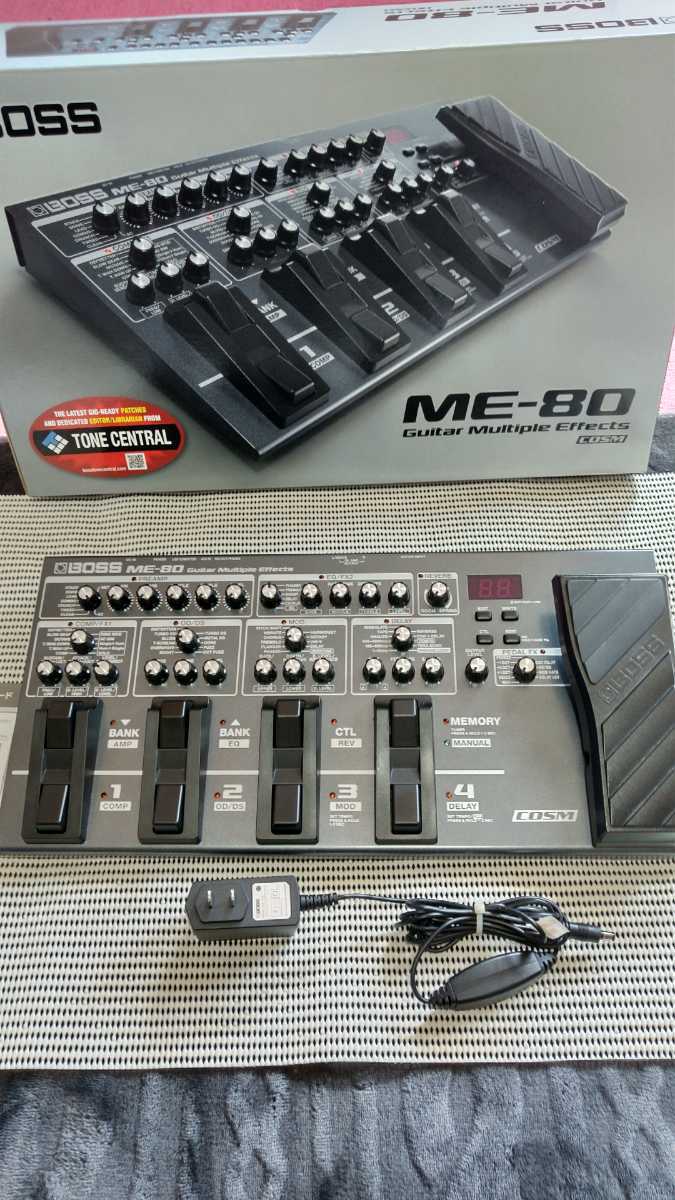 BOSS マルチエフェクター ME-80 美品 完動品 アダプター、取説、元箱付