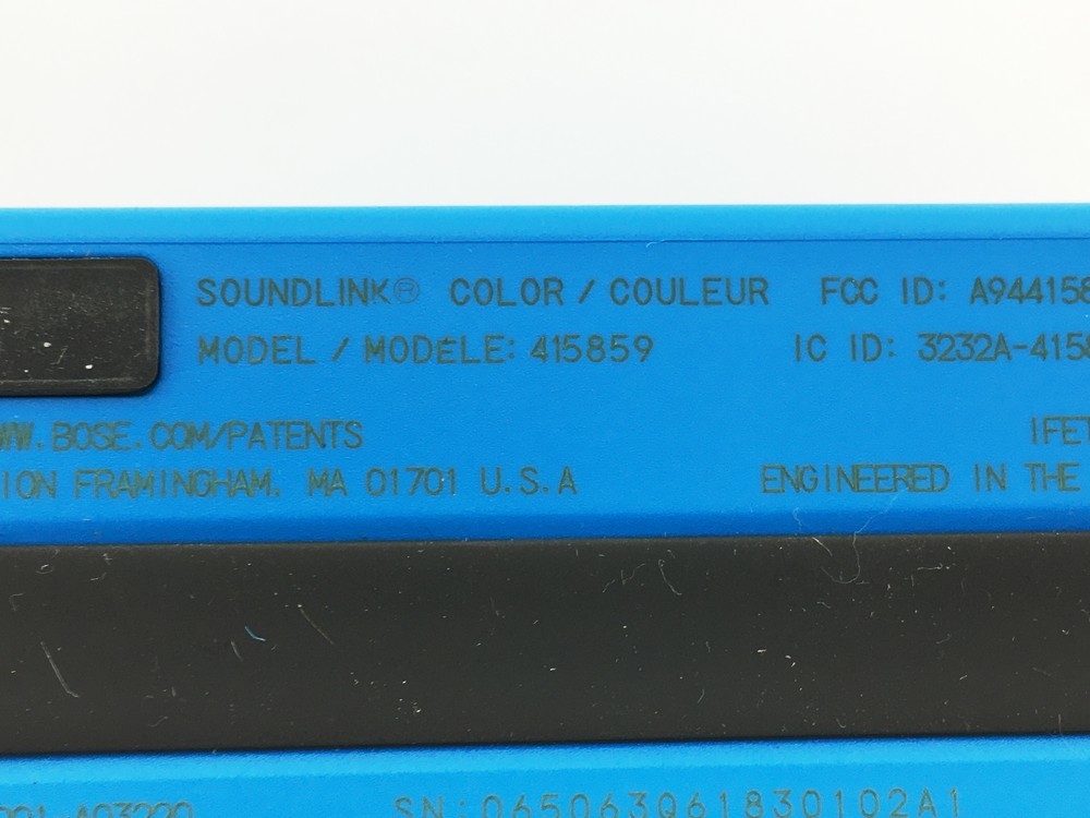 ●【同梱不可】中古品 BOSE SoundLink Color Bluetooth speaker スピーカー ブルー 415859《店頭引取可能》_画像5