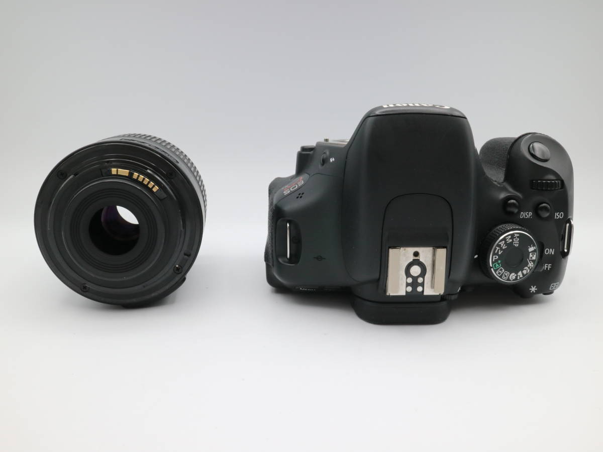 Jk051 Canon EOS Kiss X5 レンズ 充電器 付き テスト画像あり(キヤノン 