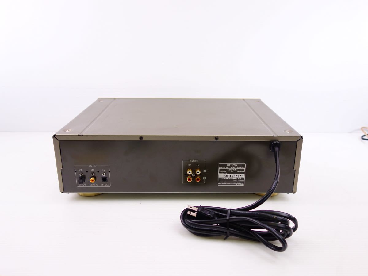 ☆DENON DMD-2000AL MDデッキ MDレコーダー デノン ☆ジャンク ☆DENON DMD-2000AL MDデッキ MDレコーダー デノン ☆ジャンク