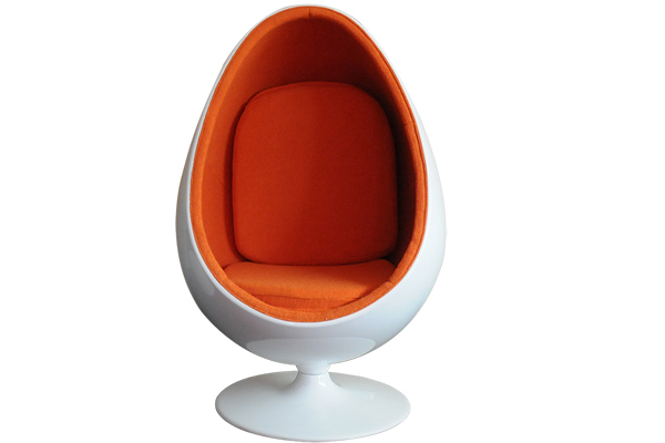 Sessle Eye 最大73%OFFクーポン ボールチェア 大人気定番商品 エーロアールニオ オレンジ×ホワイト
