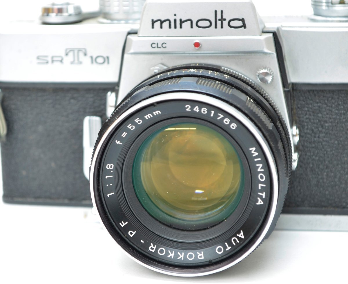 ヤフオク! - ミノルタ フィルムカメラ SR T101 レンズ付 55mm