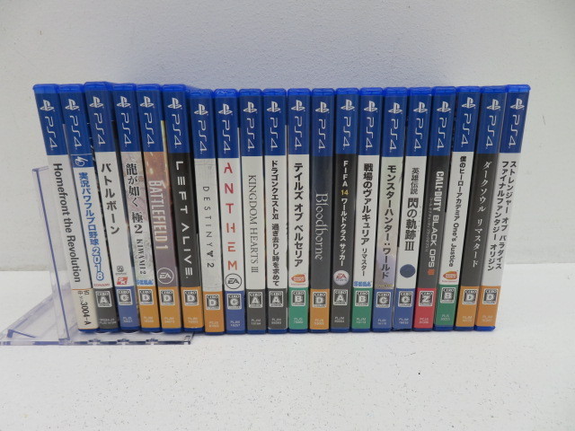 ジャンク品☆PS4 ソフト 20本 ジャンクセット 15-① SONY ...
