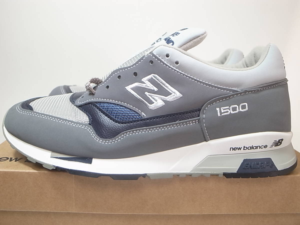 送料無料 即決】NEW BALANCE UK製 M1500UKG 28cm US10新品 GRAY グレー