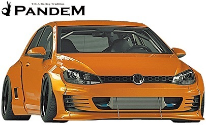 【M's】VW GOLF7/ゴルフ7 (2D) PANDEM フロントワイドフェンダー LR／／FRP パンデム エアロ TRA京都 フォルクスワーゲン VOLKSWAGEN_画像3