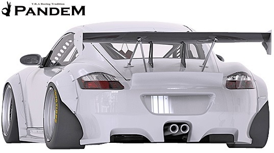 【M's】PORSCHE CAYMAN 987 (2005y-) PANDEM V2 サイドステップ 左右／／FRP製 TRA京都 パンデム エアロ ポルシェ ケイマン サイドスカート_画像5