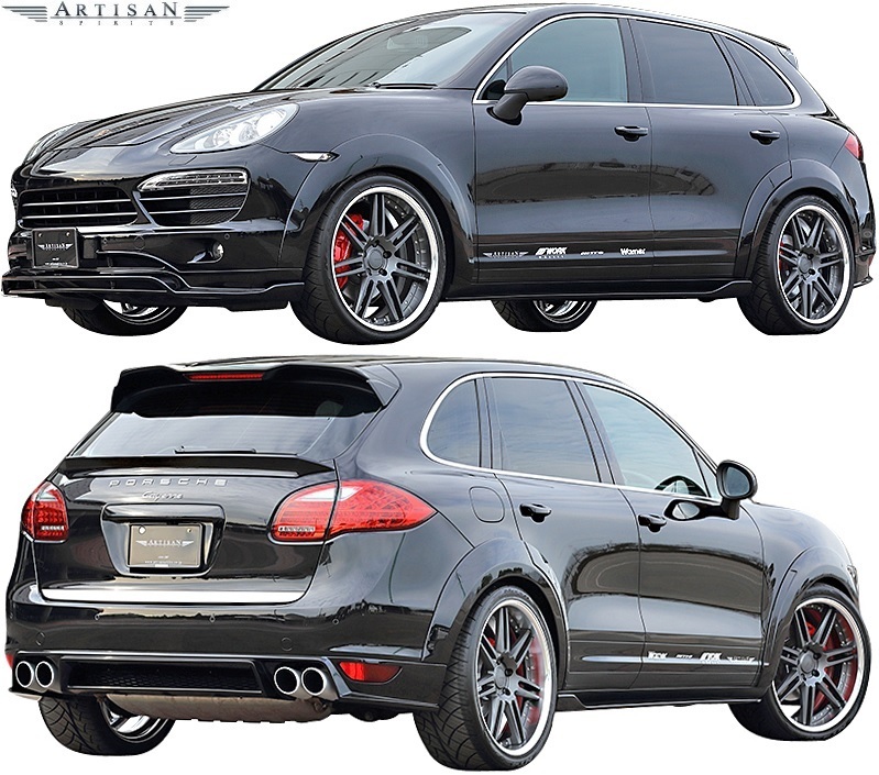 【M's】958 PORSCHE CAYENNE V6用 (2010.3-) ARTISAN SPIRITS リヤ ゲートスポイラー／／FRP エアロ シンプル アーティシャンスピリッツ_画像6