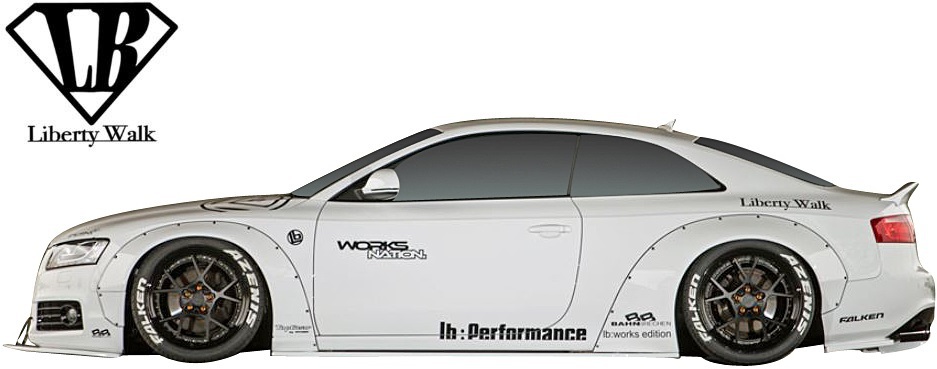 【M's】AUDI A5 S5 (2008y-) Liberty Walk LB-WORKS ワイドボディキット 5点／／アウディ CFRP+FRP リバティーウォーク エアロ フルキット_画像2