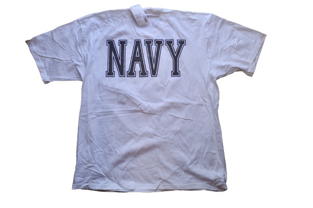 デッドストック US NAVY SOFFEE Tシャツ　L 米軍放出品 アメリカ製 リフレクター USN アメカジ_画像2