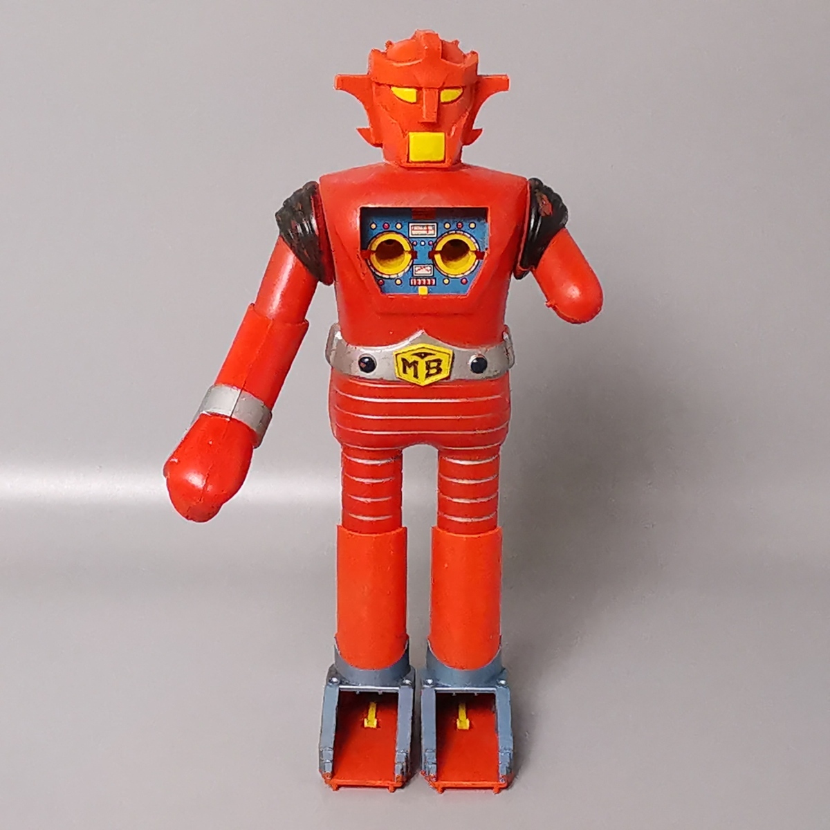 ブルマァク レオパルド スーパーロボット マッハバロン ソフビ 当時物 ブルマァク レオパルド スーパーロボット マッハバロン ソフビ