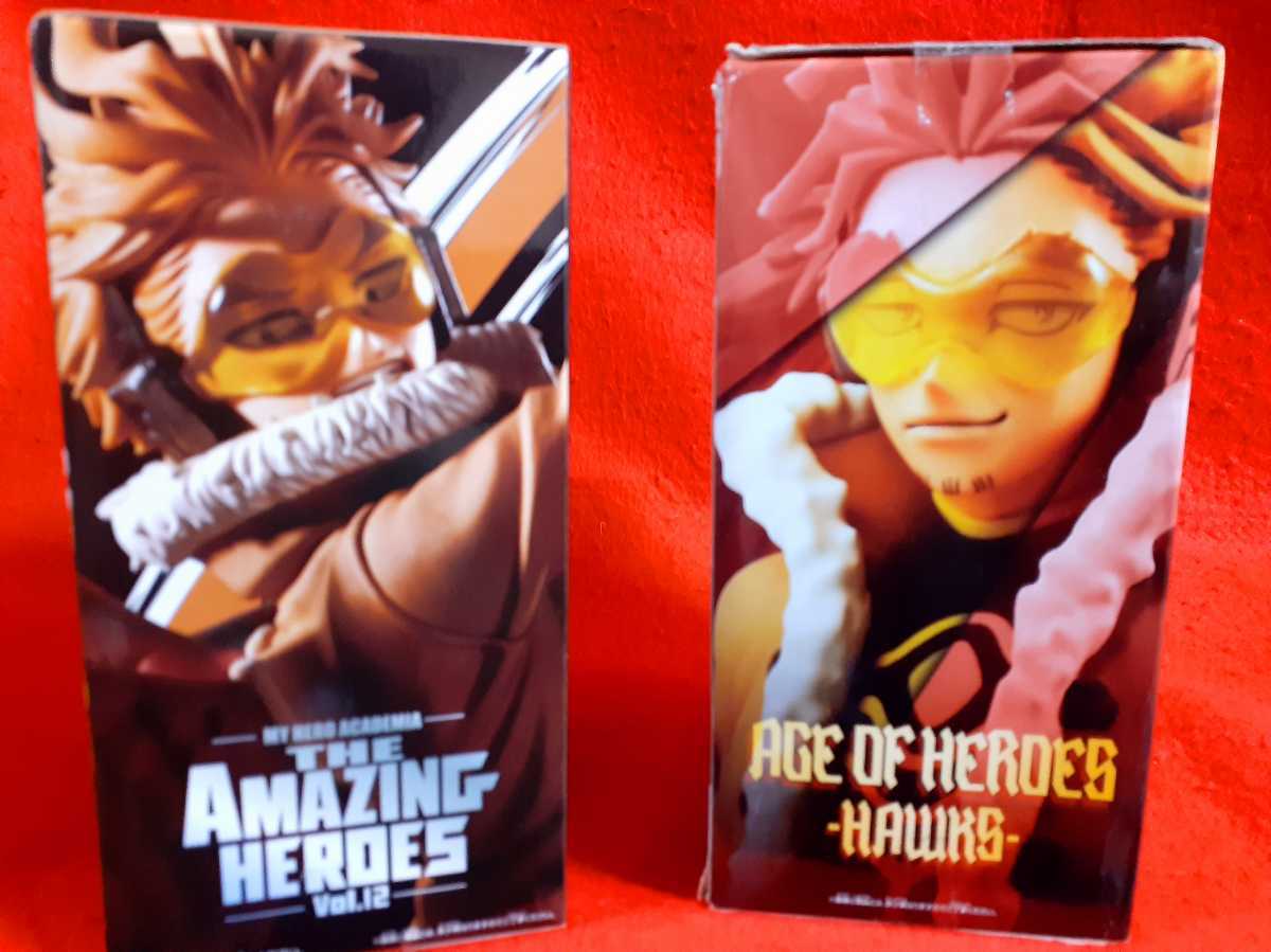 僕のヒーローアカデミア ホークス フィギュア 2種　THE AMAZING HEROES AGE OF HEROES 　　ヒロアカ_画像2