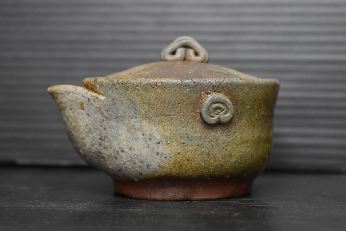 うぶ品 時代物 在銘 備前焼 手造宝瓶 急須 煎茶道具 古美術品 www