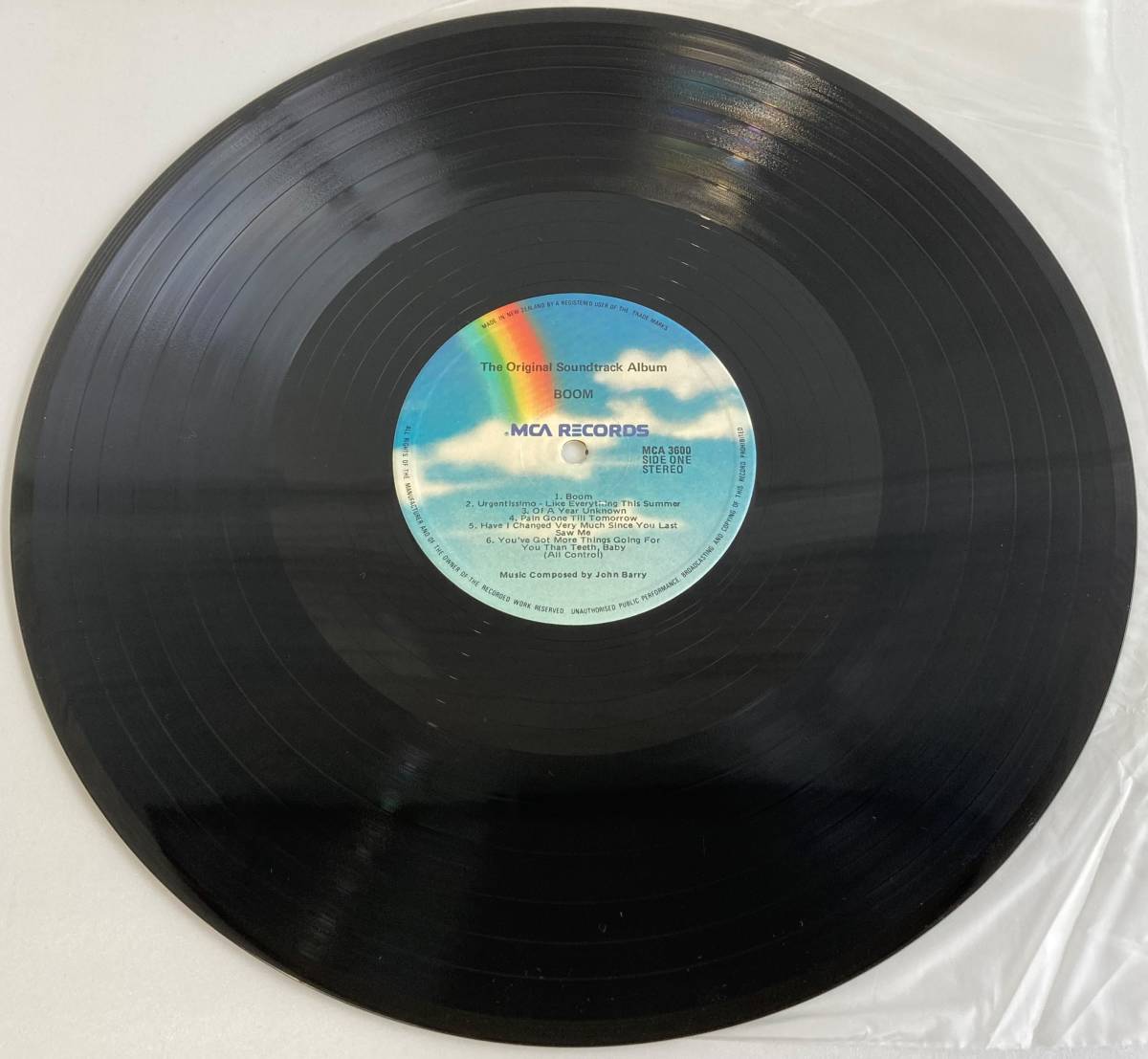 夕なぎ (1968) ジョン・バリー ニュージーランド盤LP STEREO_画像3